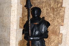 26B Banff Springs Hotel Suit Of Armour At Corner Of Mt Stephen Hall